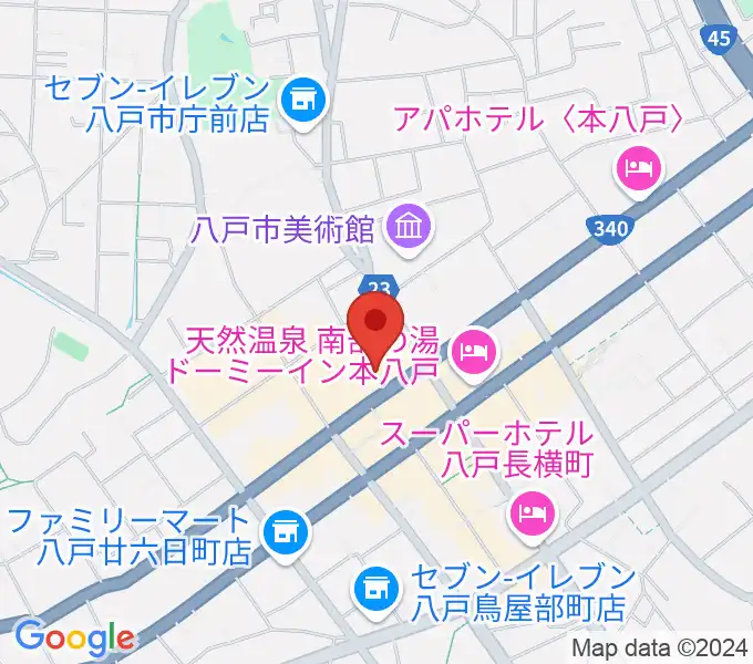 八戸ポータルミュージアムはっちの地図