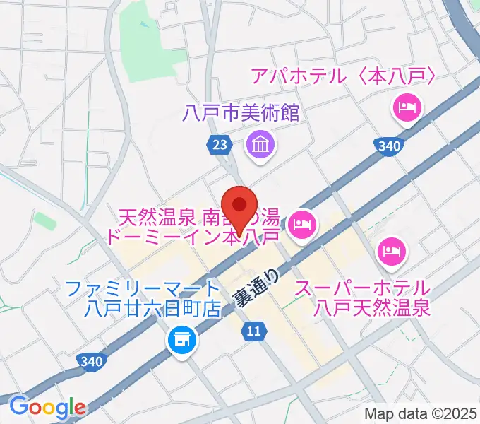 八戸ポータルミュージアムはっちの地図