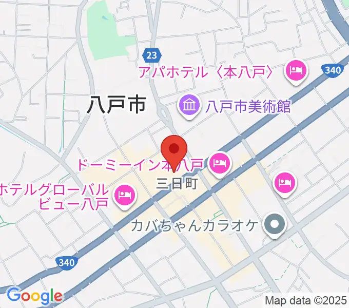 八戸ポータルミュージアムはっちの地図