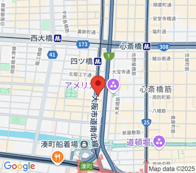 堀江5th streetの地図