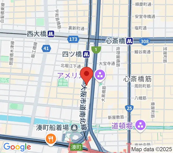 堀江5th streetの地図