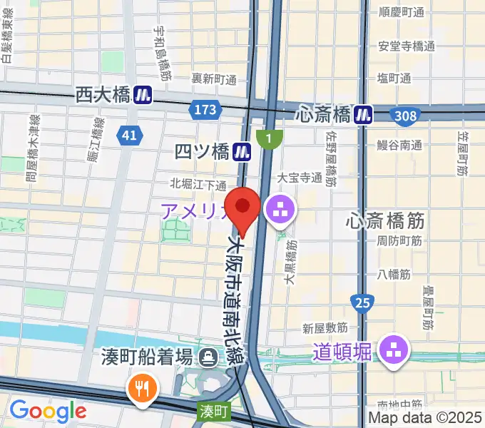 堀江5th streetの地図