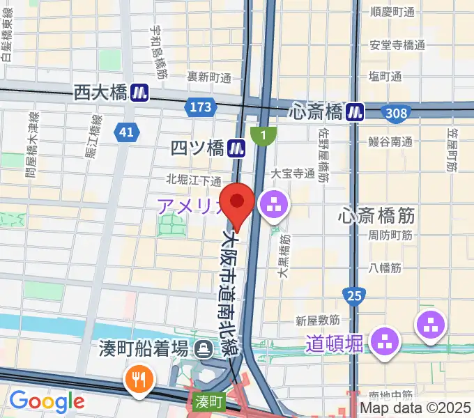 堀江5th streetの地図