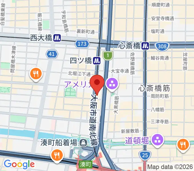 堀江5th streetの地図
