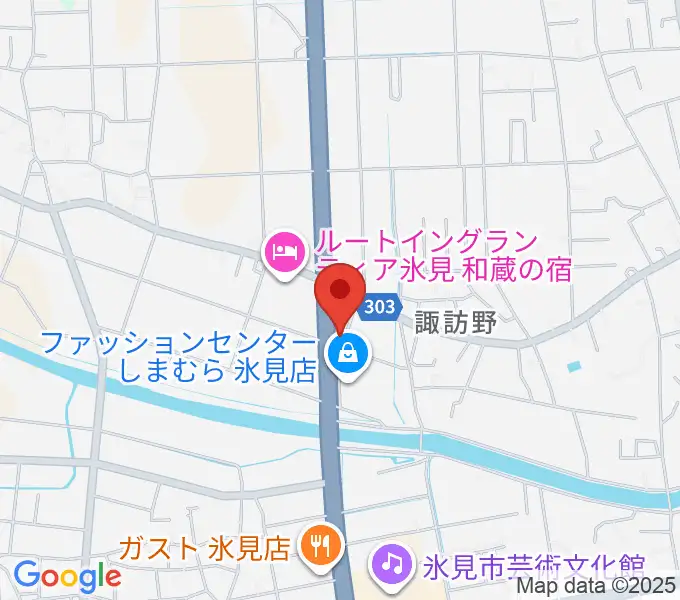 開進堂楽器 MPC氷見の地図