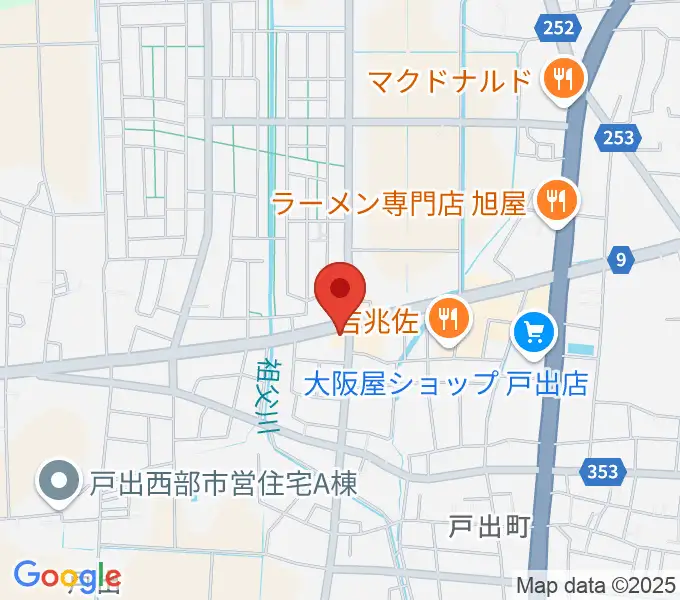 開進堂楽器 MPC戸出の地図