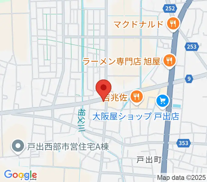 開進堂楽器 MPC戸出の地図