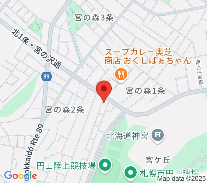 ラジオカロスサッポロの地図