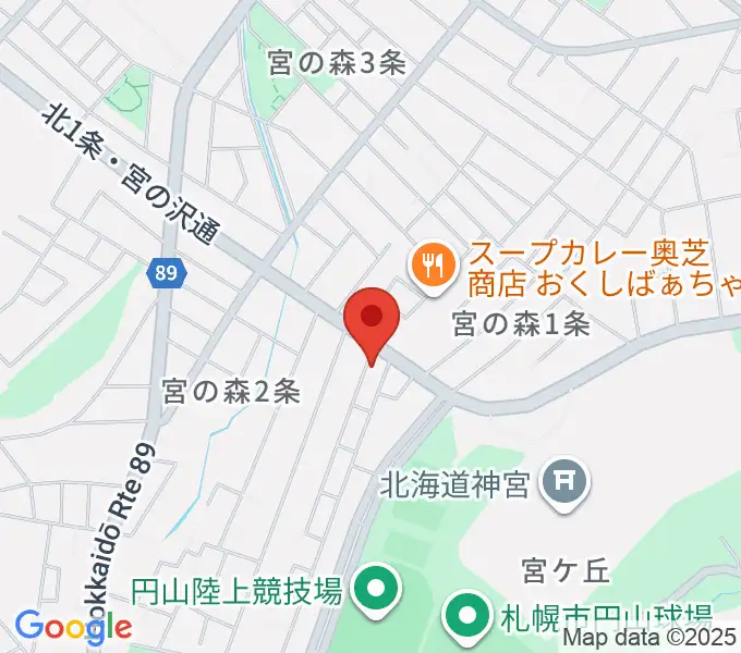 ラジオカロスサッポロの地図