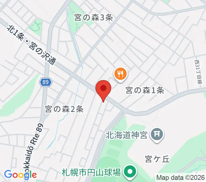 ラジオカロスサッポロの地図