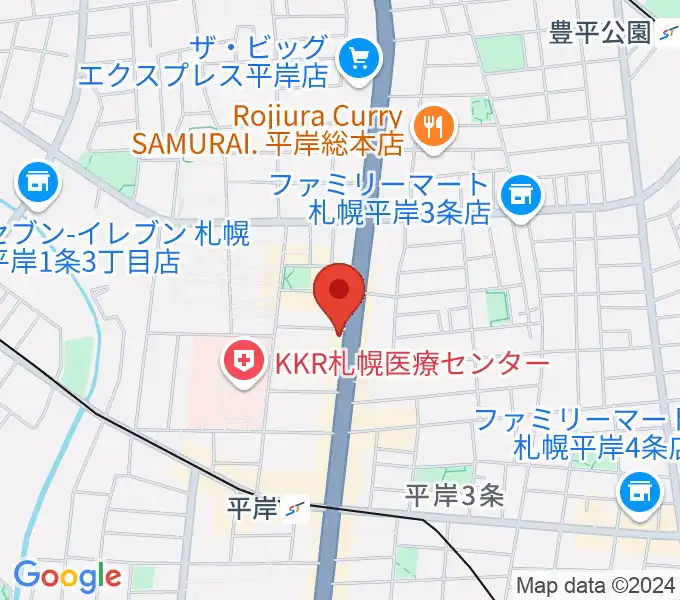 FMアップルの地図