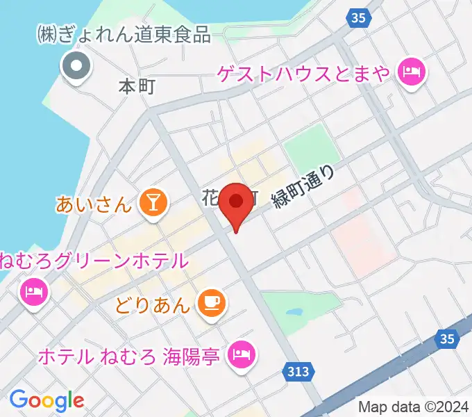 FMねむろの地図