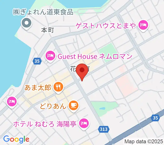 FMねむろの地図