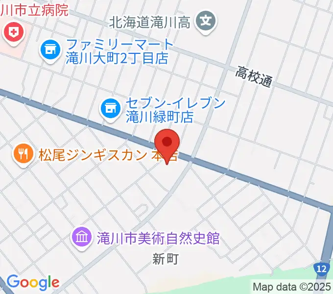 FM G'Skyの地図