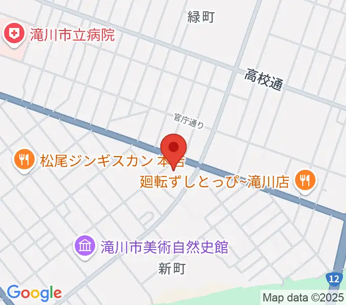 FM G'Skyの地図