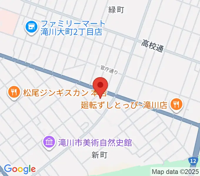 FM G'Skyの地図