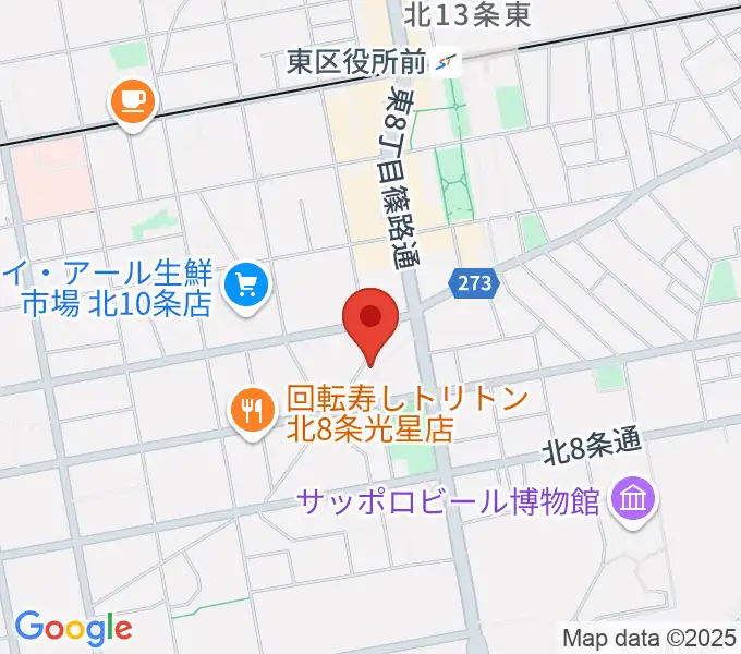さっぽろ村ラジオの地図
