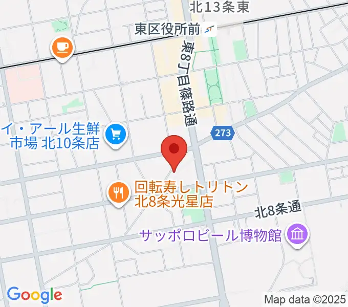 さっぽろ村ラジオの地図