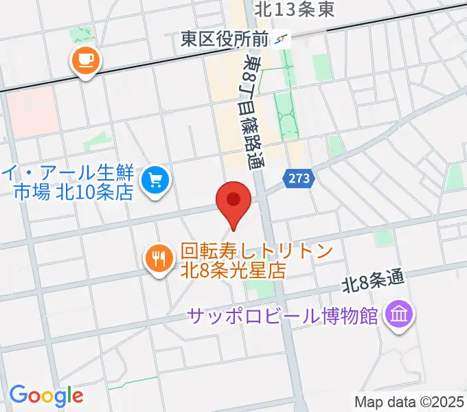さっぽろ村ラジオの地図