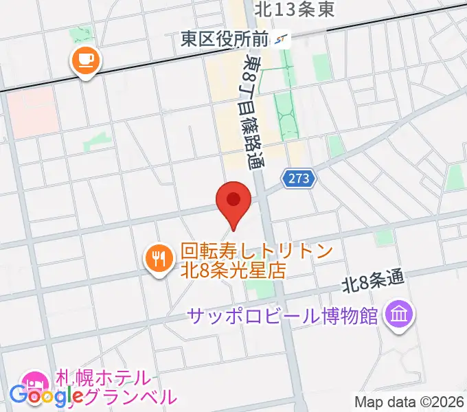 さっぽろ村ラジオの地図