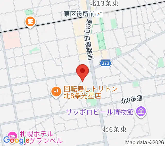 さっぽろ村ラジオの地図