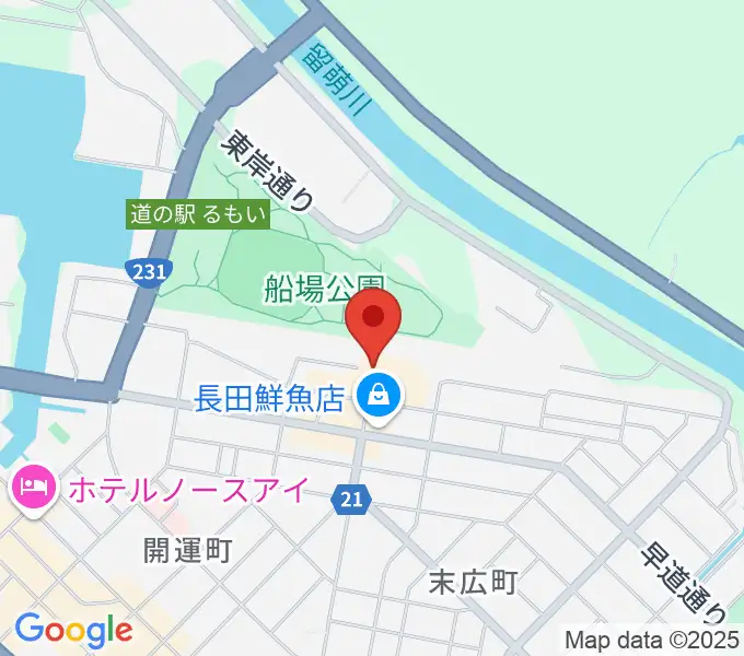 エフエムもえるの地図
