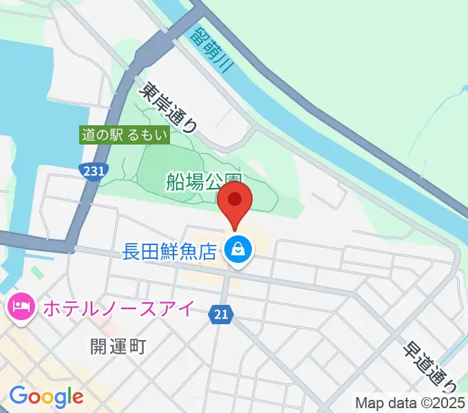 エフエムもえるの地図