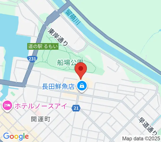 エフエムもえるの地図