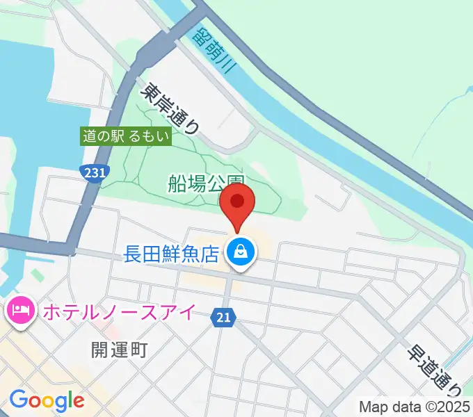 エフエムもえるの地図