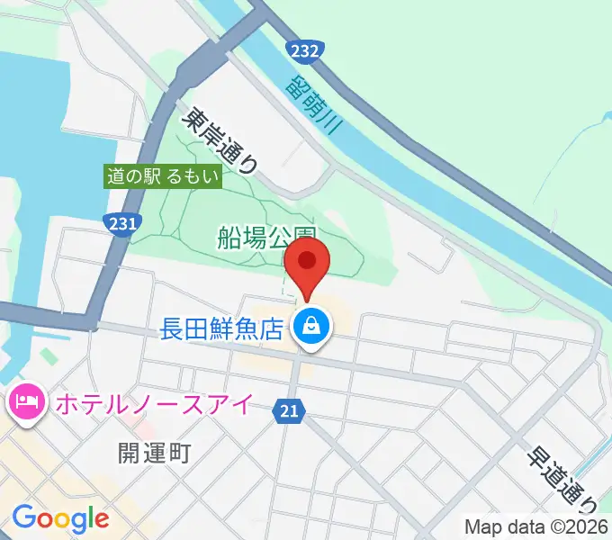 エフエムもえるの地図