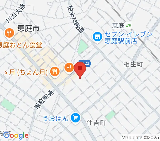 e-niwa（いーにわ）の地図