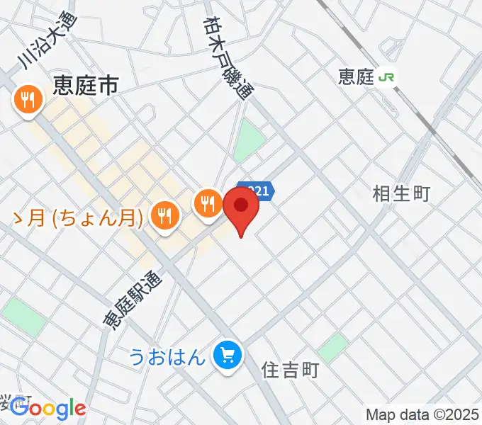 e-niwa（いーにわ）の地図