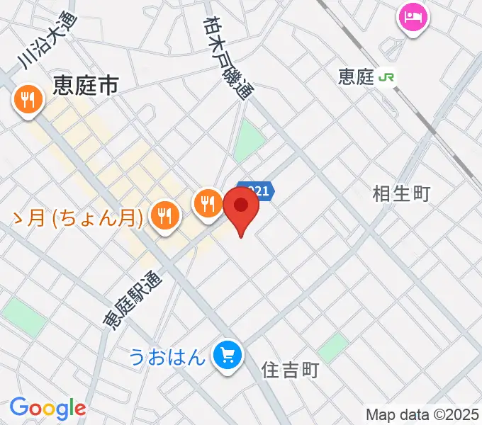 e-niwa（いーにわ）の地図
