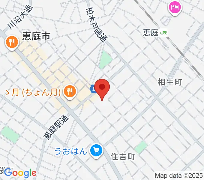 e-niwa(いーにわ)の地図