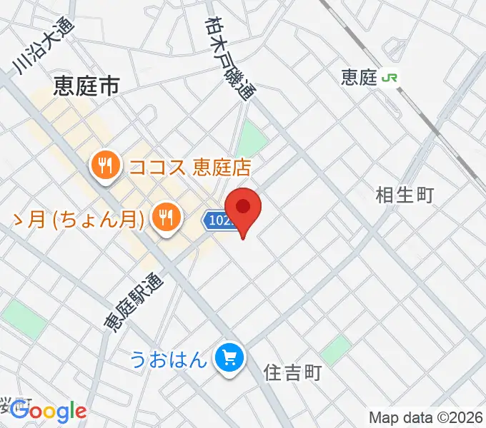 e-niwa(いーにわ)の地図