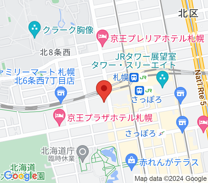 札幌センター ヤマハミュージックの場所