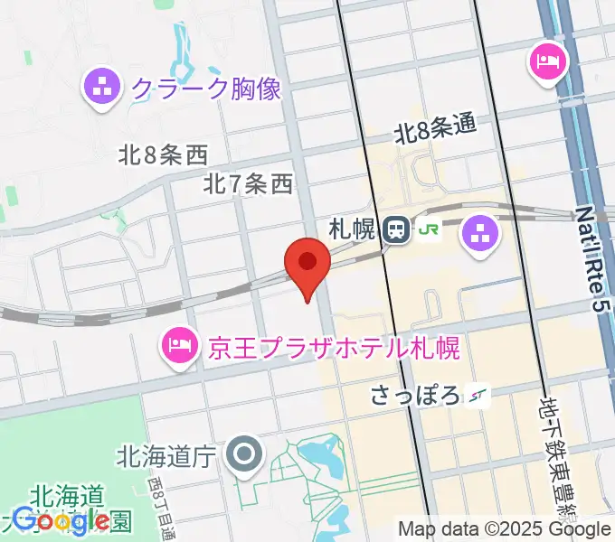 札幌センター ヤマハミュージックの地図