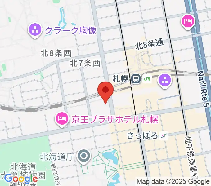札幌センター ヤマハミュージックの地図