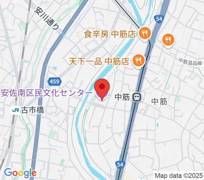 マエダハウジング安佐南区民文化センターの地図