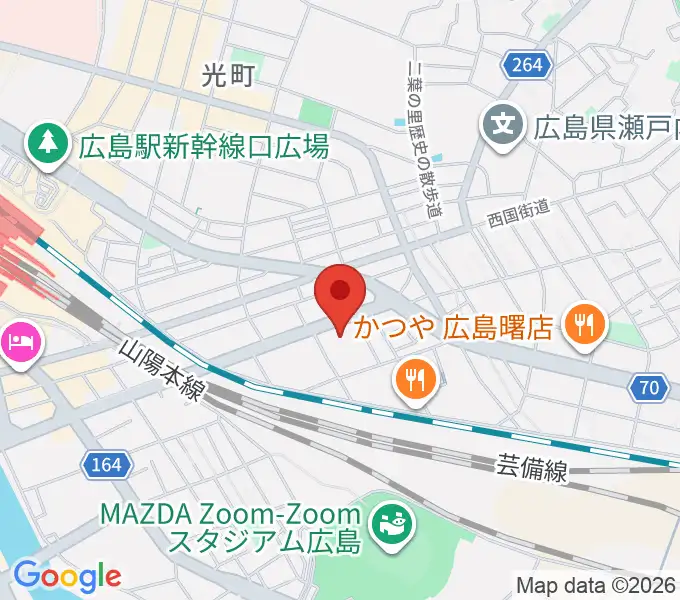 マリモホールディングス東区民文化センターの地図