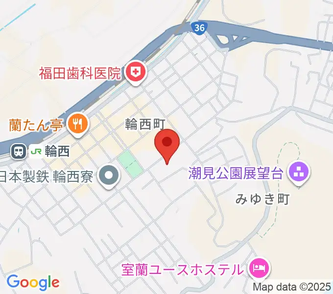 FMびゅーの地図