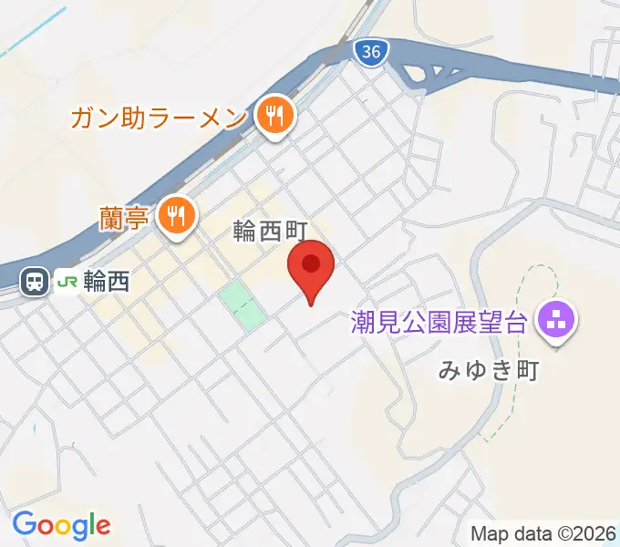 FMびゅーの地図