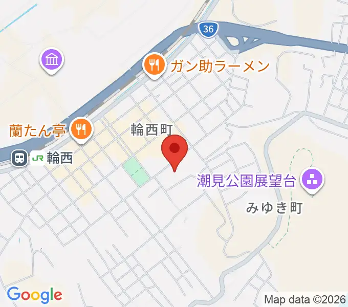 FMびゅーの地図