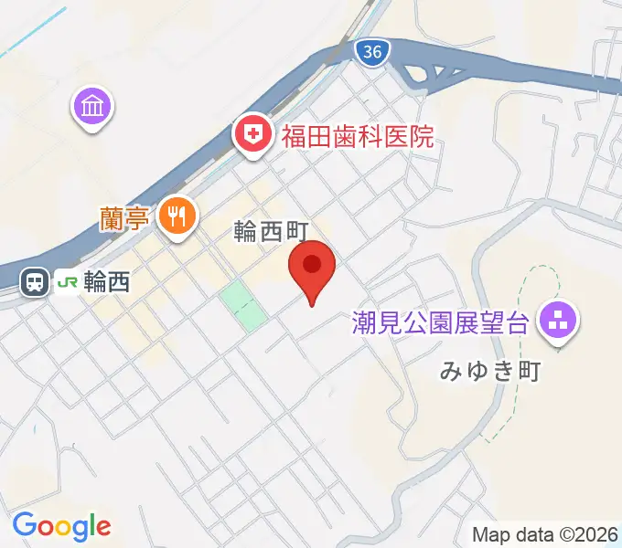 FMびゅーの地図