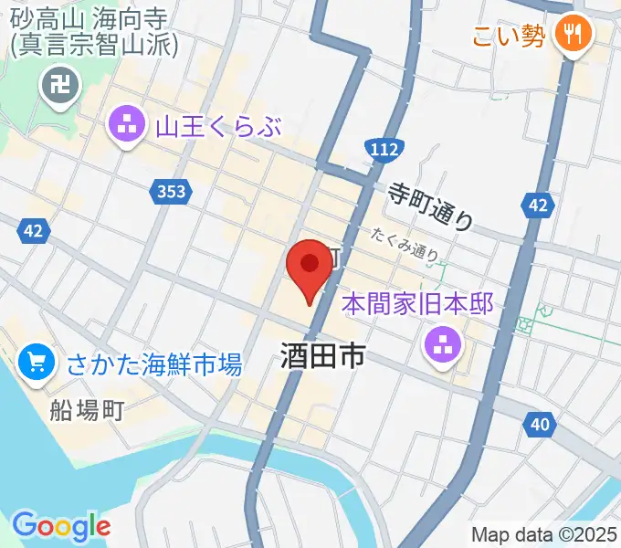 酒田FMハーバーRADIOの地図