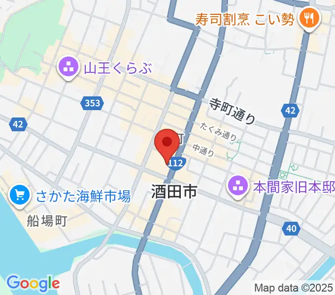 酒田FMハーバーRADIOの地図