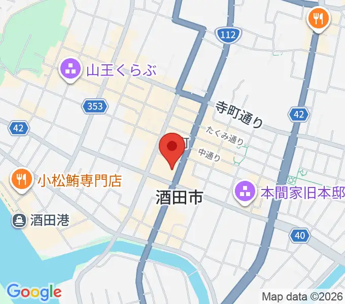 酒田FMハーバーRADIOの地図