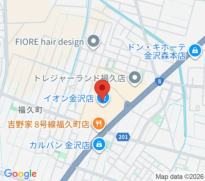 開進堂楽器 MPC森本の地図