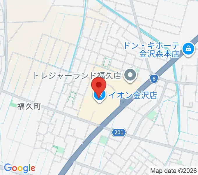 開進堂楽器 MPC森本の地図