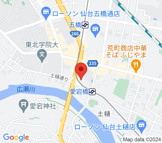 ラジオ３ 仙台シティエフエムの場所